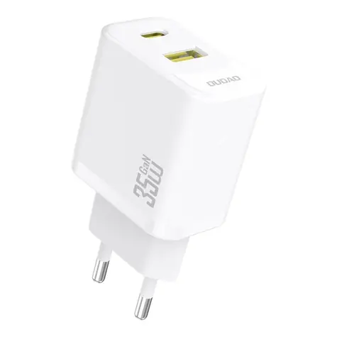 Dudao A27 Max síťová nabíječka bílá / USB-A / USB-C / 35W