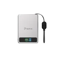 BMX SolidSafe™ 5K Solid-State magnetická powerbanka stříbrná / 5000 mAh / 20W / 1x USB-C