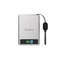 BMX SolidSafe™ 10K Solid-State magnetická powerbanka stříbrná / 10000 mAh / 30W / 2x USB-C