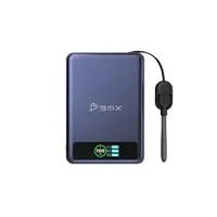 BMX SolidSafe™ 10K Solid-State magnetická powerbanka modrá / 10000 mAh / 30W / 2x USB-C
