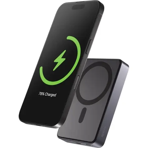 Spello ForcePack Alu 10000 mAh vesmírně šedá / Powerbanka / USB-C / Qi2 / MagSafe