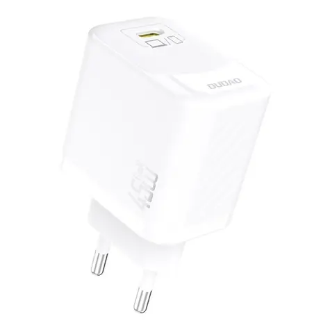 Dudao A28C síťová nabíječka s kabelem bílá / USB-C / 45W