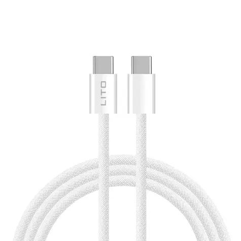 Spigen ACA11102 USB-C na USB-C 100W kabel 1.2m bílá
