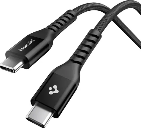 Spigen ACA11103 Essential USB-C na USB-C 100W kabel 1.2m černá