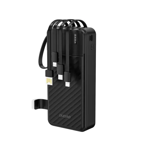 Dudao K11 Pro 20000mAh černá / Powerbanka / vestavěné kabely