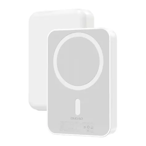 Dudao K26 10000mAh bílá / Powerbanka / MagSafe / USB-A / USB-C / 20W