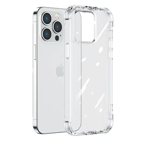 Joyroom JR-14H1 Defender Series Zadní Kryt s háčkem a stojánkem pro Apple iPhone 14 čirá