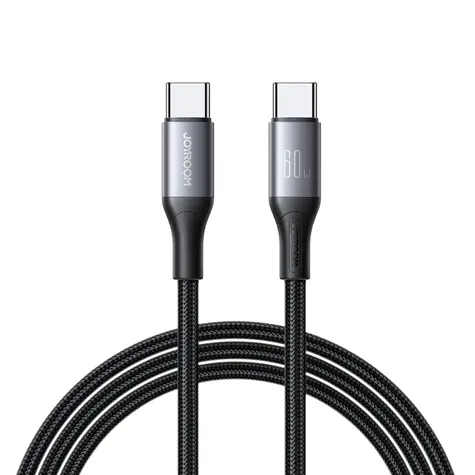 Joyroom S-A28 Flash Series Nabíjecí kabel USB-C (M) - USB-C (M) 60W 1m černá