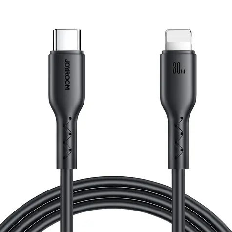 Joyroom SA26-CL3 Flash-Charge Series Nabíjecí kabel USB-C (M) - Lightning (M) 30W 1m černá