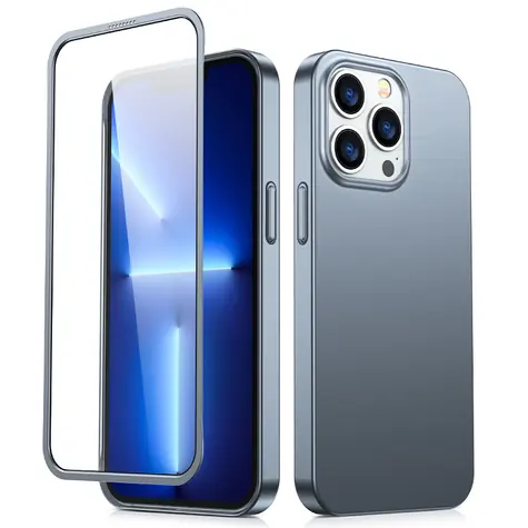 Joyroom JR-BP928 Zadní Kryt pro Apple iPhone 13 Pro Max + ochranné sklo šedá