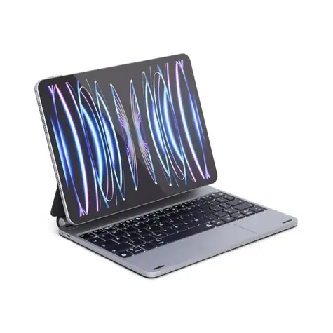 Rozbaleno - Epico Ochranné pouzdro s hliníkovou klávesnicí pro Apple iPad 10.9 (2022) QWERTY / rozbaleno
