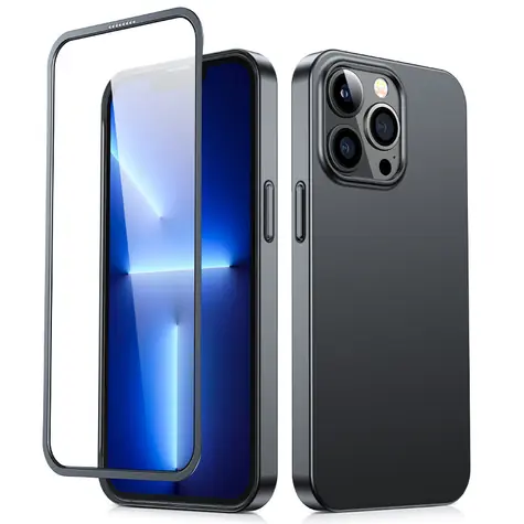 Joyroom JR-BP928 Zadní Kryt pro Apple iPhone 13 Pro Max + ochranné sklo černá