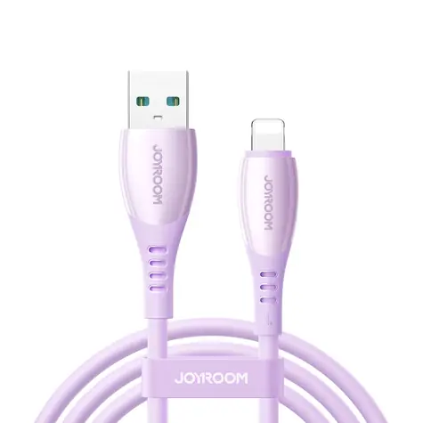 Joyroom S-A59 Vibrant Series Nabíjecí kabel USB-A (M) - Lightning (M) 3A 1.2m fialová
