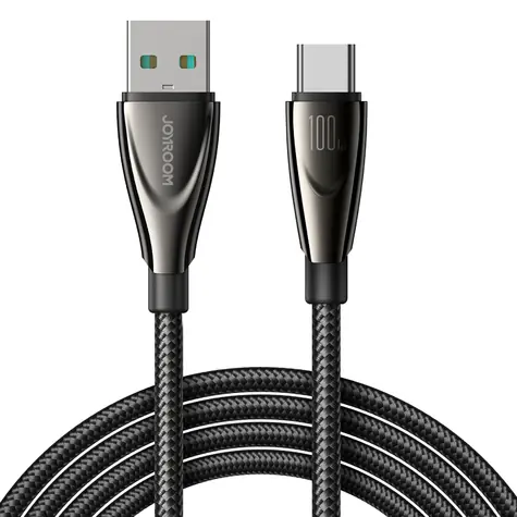 Joyroom SA31-AC6 Pioneer Series Nabíjecí kabel USB-A (M) - USB-C (M) 100W 1.2m černá