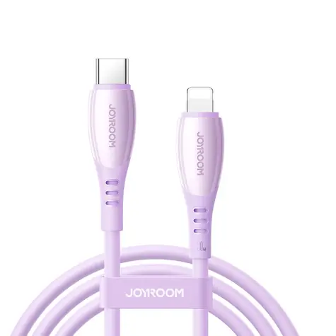 Joyroom S-A59 Vibrant Series Nabíjecí kabel USB-C (M) - Lightning (M) 30W 1.2m fialová