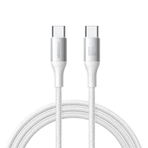 Joyroom S-A28 Flash Series Nabíjecí kabel USB-C (M) - USB-C (M) 60W 2m bílá