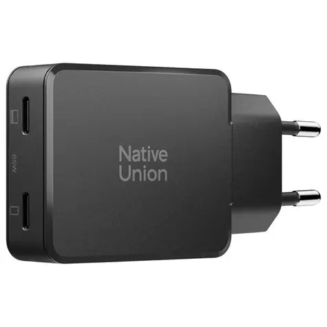 Native Union Pocket GaN 65 W černá / 65W / 2x USB-C