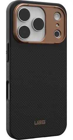 UAG Fibr Armr MagSafe kryt iPhone 17 Pro kevlar černo-bronzová