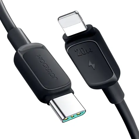 Joyroom Multi-Color Series A14 Nabíjecí kabel USB-C (M) - Lightning (M) 20W 1.2m černá