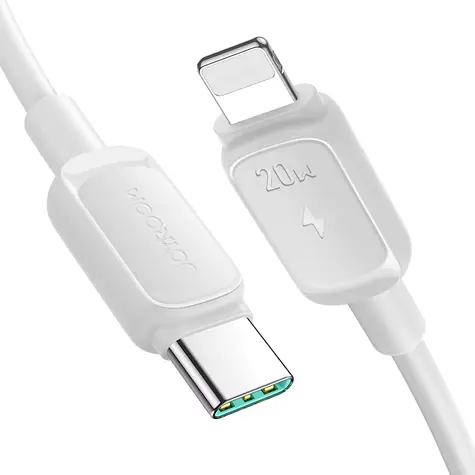 Joyroom Multi-Color Series A14 Nabíjecí kabel USB-C (M) - Lightning (M) 20W 1.2m bílá