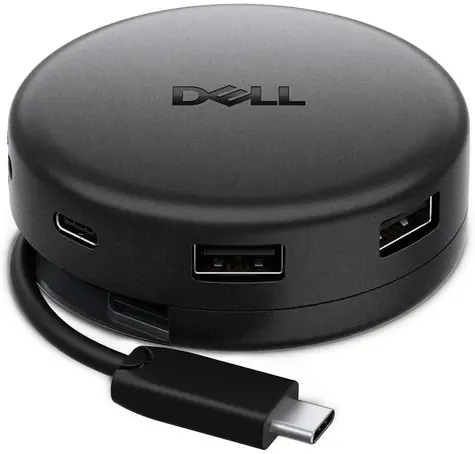 DELL Pro USB-C Travel Hub DA326 / Dokovací stanice / 1× USB-C 3.2 / 2× USB-A / 1× HDMI / 1× DP / 1× RJ-45 / 100W PD