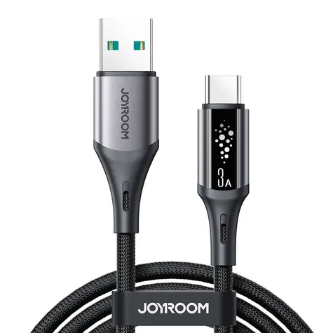 Joyroom S-A60 StarTalk Nabíjecí kabel USB-A (M) - USB-C (M) 3A 1.2m černá