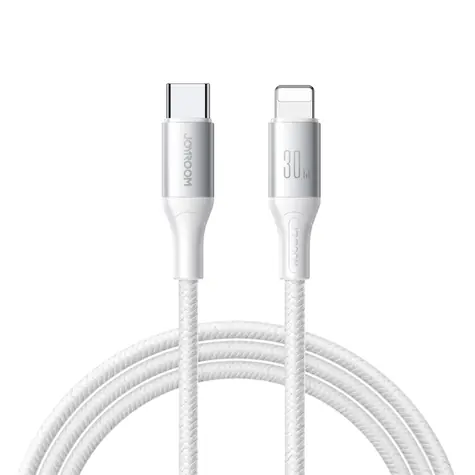 Joyroom S-A28 Flash Series Nabíjecí kabel USB-C (M) - Lightning (M) 30W 2m bílá