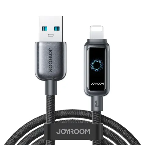 Joyroom S-A55 StarFlight Nabíjecí kabel USB-A (M) - Lightning (M) 3A 1.2m černá