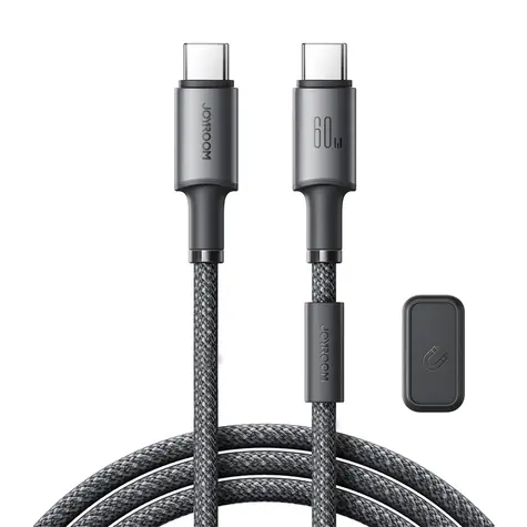 Joyroom S-A50 Unlimited Series Nabíjecí kabel USB-C (M) - USB-C (M) 60W 1.2m šedá