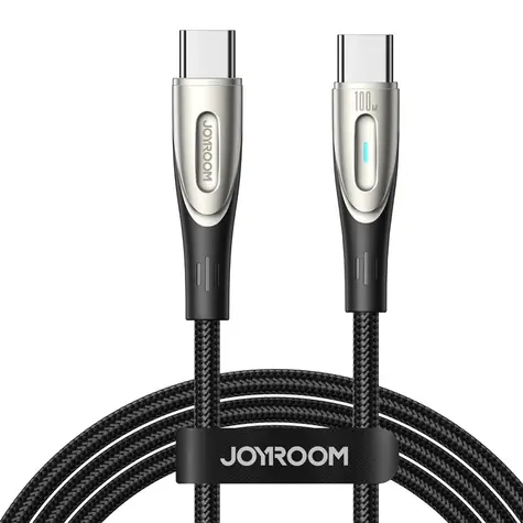 Joyroom Star-Light Series SA27-CC5 Nabíjecí kabel USB-C (M) - USB-C (M) 100W 1.2m černá