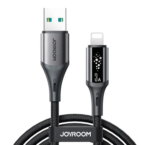 Joyroom S-A60 StarTalk Nabíjecí kabel USB-A (M) - Lightning (M) 3A 1.2m černá