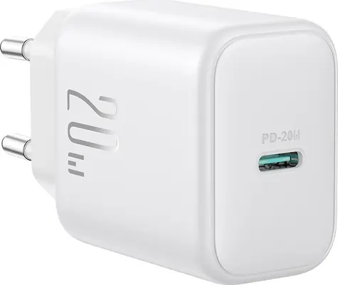 Joyroom JR-TCF20 Síťová nabíječka bílá / USB-C / 20W 