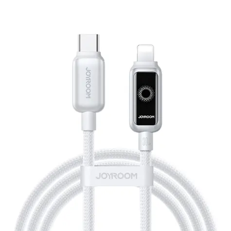 Joyroom S-A55 StarFlight Nabíjecí kabel USB-C (M) - Lightning (M) 30W 1.2m bílá
