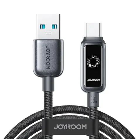 Joyroom S-A55 StarFlight Nabíjecí kabel USB-A (M) - USB-C (M) 66W 1.2m černá