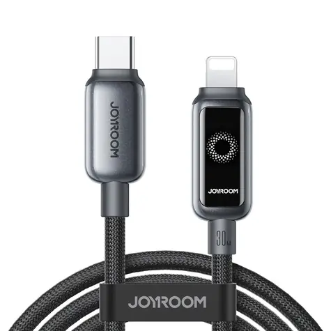 Joyroom S-A55 StarFlight Nabíjecí kabel USB-C (M) - Lightning (M) 30W 1.2m černá