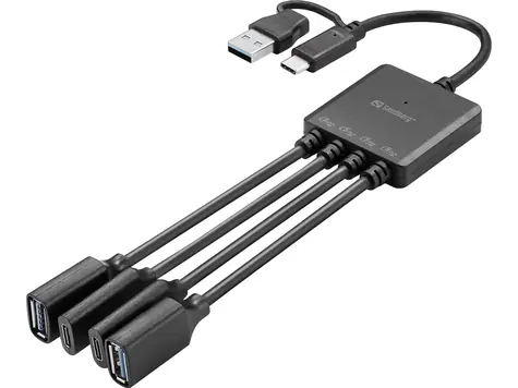 Sandberg USB-C/A to 2A+2C Splitter