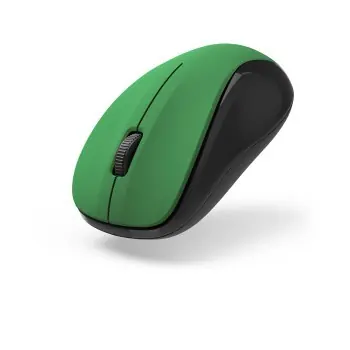 Hama MW-300 V2 zelená / bezdrátová myš / 1500 dpi / tichá / USB-A / 2x AAA