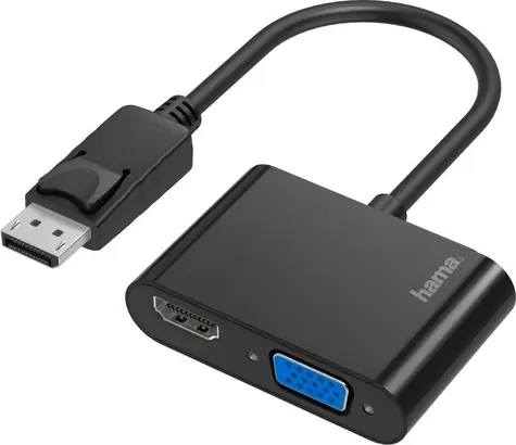 Hama 200334 Rozbočovač a převodník / DisplayPort na HDMI/VGA
