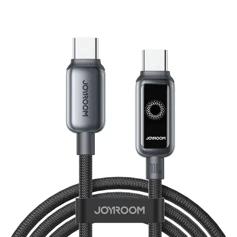 Joyroom S-A55 StarFlight Nabíjecí kabel USB-C (M) - USB-C (M) 100W 1.2m černá