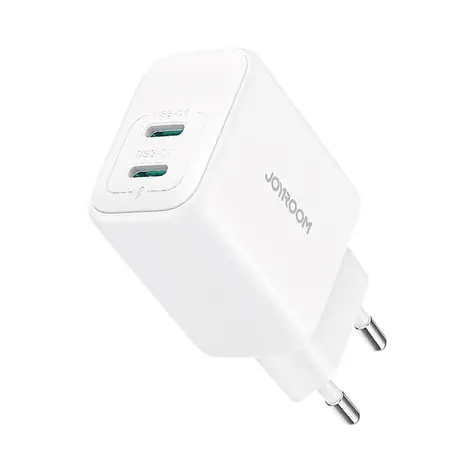 Joyroom JR-TCF12 Síťová nabíječka bílá / 2x USB-C / 20W 