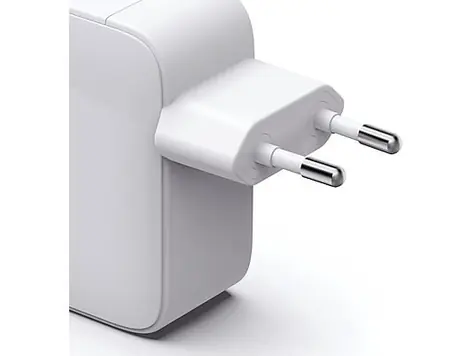 Hama rychlá USB nabíječka 65 W GaN bílá / Navíjecí kabel / 2x USB-C
