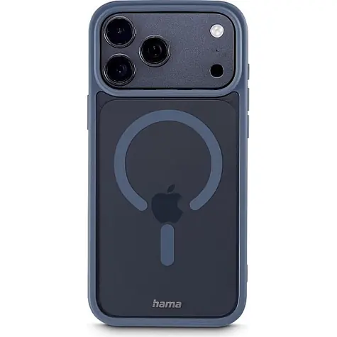 Hama Frame Protect kryt pro Apple iPhone 17 Pro Max modrá / magnetický / průhledný