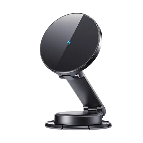 Joyroom JR-ZS408 černá / bezdrátová magnetická nabíječka do auta / 15W / na palubní desku