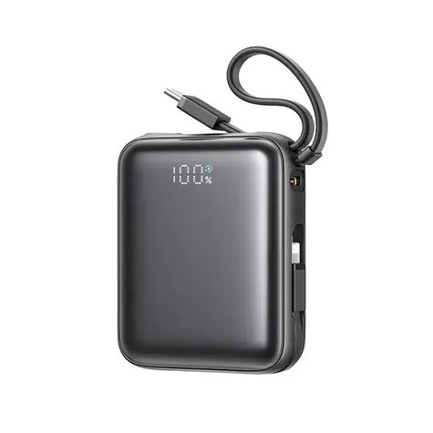 Joyroom JR-PBF27 černá / Powerbanka / 10000mAh / 22.5W / 1x USB-C / 1x Lightning + 1 USB-C kabel