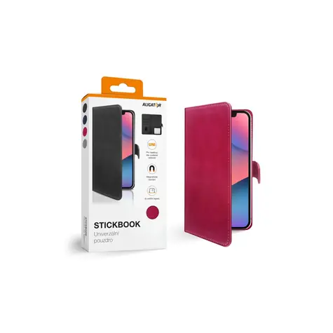 Aligator Pouzdro Stickbook vel.XXL / růžové