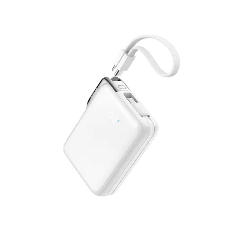 Joyroom JR-PBF27 Pro bílá / Powerbanka / 10000mAh / 30W / 1x USB-C / 1x Lightning + 1x USB-C kabel