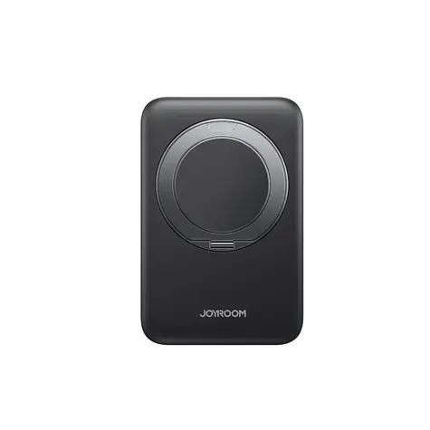 Joyroom JR-PBM12 černá / Powerbanka / 10000mAh / 22.5W / 1x USB-A + 1x USB-C + bezdrátové nabíjení / stojánek