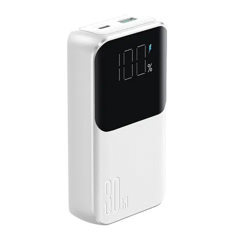 Joyroom JR-PBC06 bílá / Powerbanka / 10000mAh / 30W / 1x USB-A + 1x USB-C / kabely USB-C & Lightning