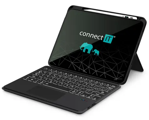 CONNECT IT TabCase Bezdrátová podsvícená klávesnice s pouzdrem pro iPad 10.9