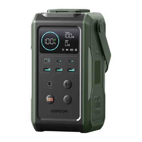 Joyroom JR-PBF10 černá / Powerbanka / 75000mAh / 3x USB-C / 3x USB-A / USB-C kabel / 100W 